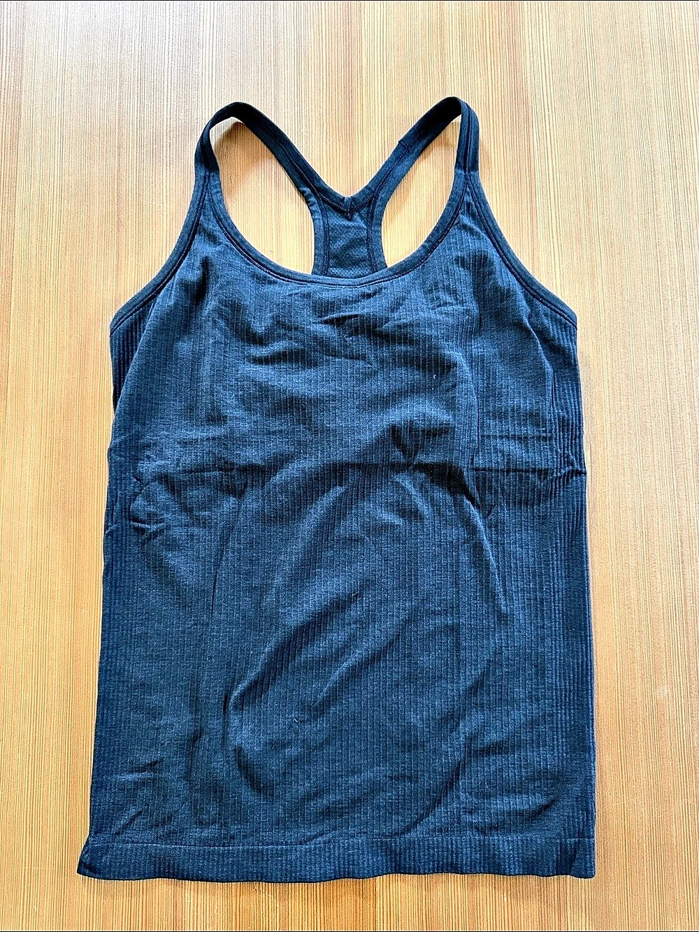 lululemon Ebb to Street Racerback Tank Black - Size 10